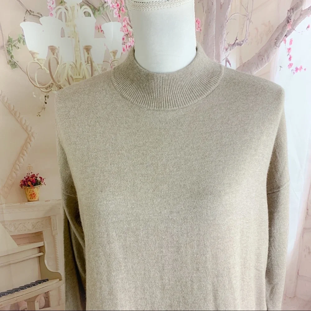 NEW Madewell Ashbury Mock Neck Sweater